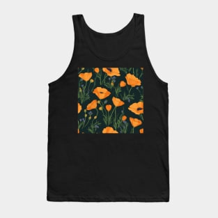 California Poppies Tank Top